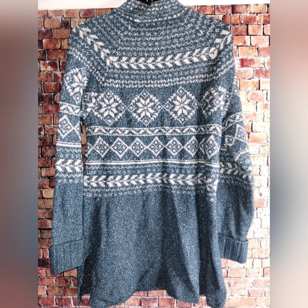 Style & Co Blue Winter Sweater